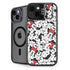 Disney Minnie Mouse Red Color Pop Face Pattern iPhone 15 Kickstand Case